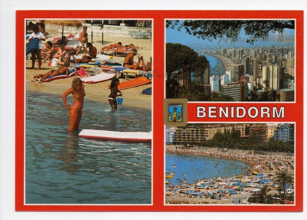 Spanje. Ansichtkaart Benidorm - Gelopen., Ophalen of Verzenden, 1980 tot heden, Gelopen, Spanje
