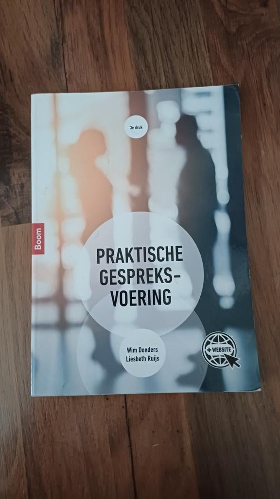 Praktische Gespreksvoering - 3e druk, Boeken, Studieboeken en Cursussen, Gelezen, Wim Donders, Liesbeth Ruijs, Gamma, HBO