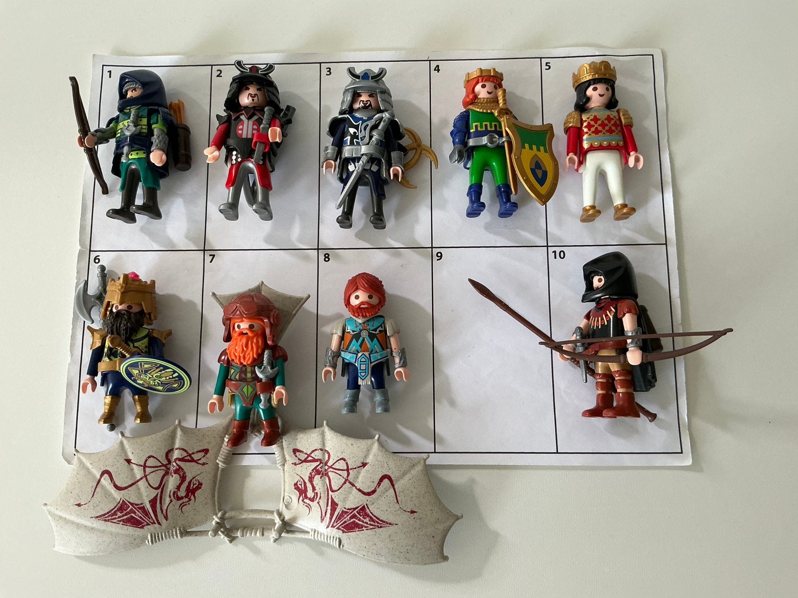 Playmobil samurai, dwerg, prins, rover, Kinderen en Baby's, Ophalen of Verzenden, Gebruikt, Losse onderdelen, Figuren