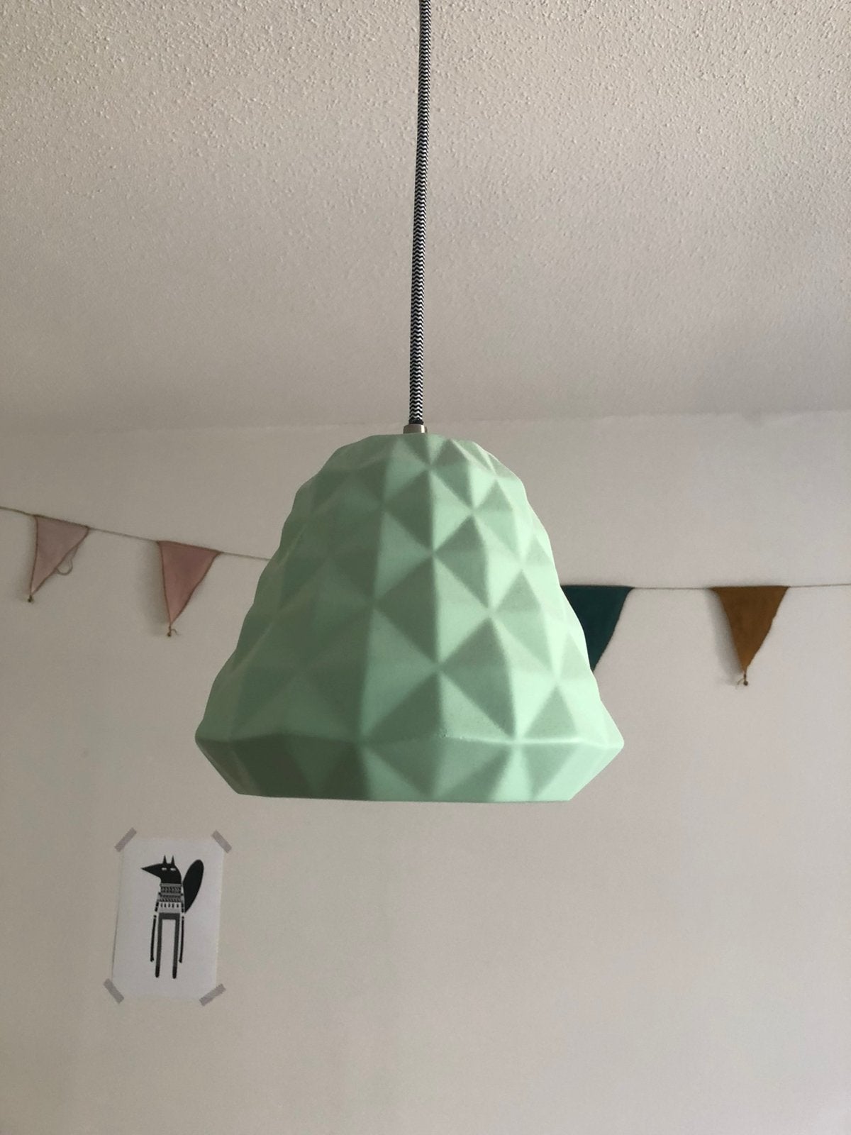 Zgn mint groene lamp leitmotiv, Ophalen of Verzenden, Zo goed als nieuw