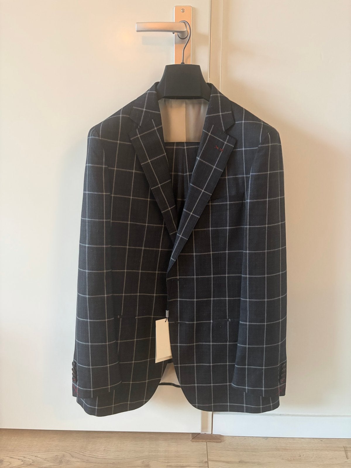 Suitsupply Sienna Pak - Geruit - Maat 50 en 52 - Nieuw, Ophalen of Verzenden, Nieuw, Maat 52/54 (L), Blauw