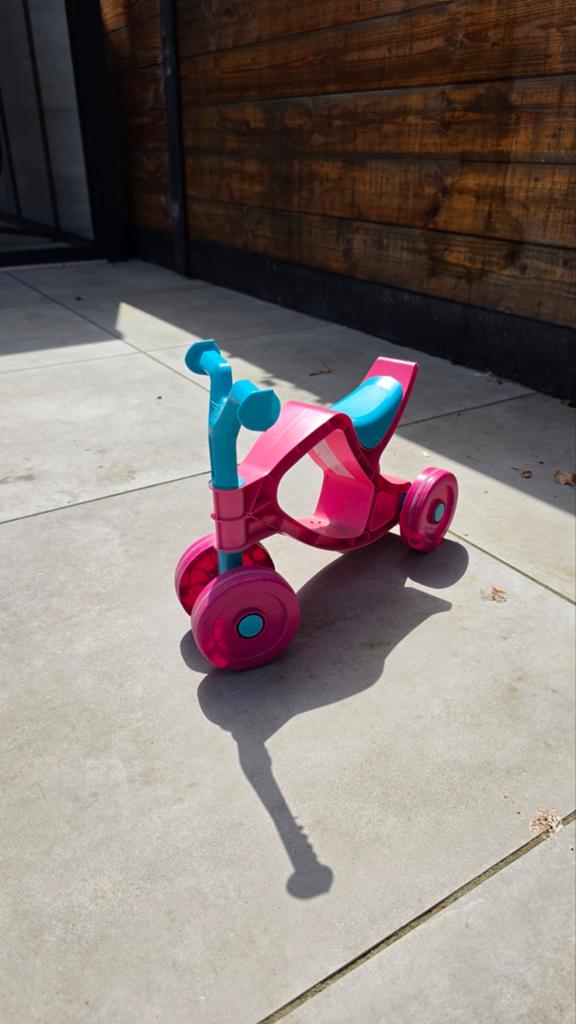 Roze loopfietsje voor peuters, Ophalen, Gebruikt, Loopfiets