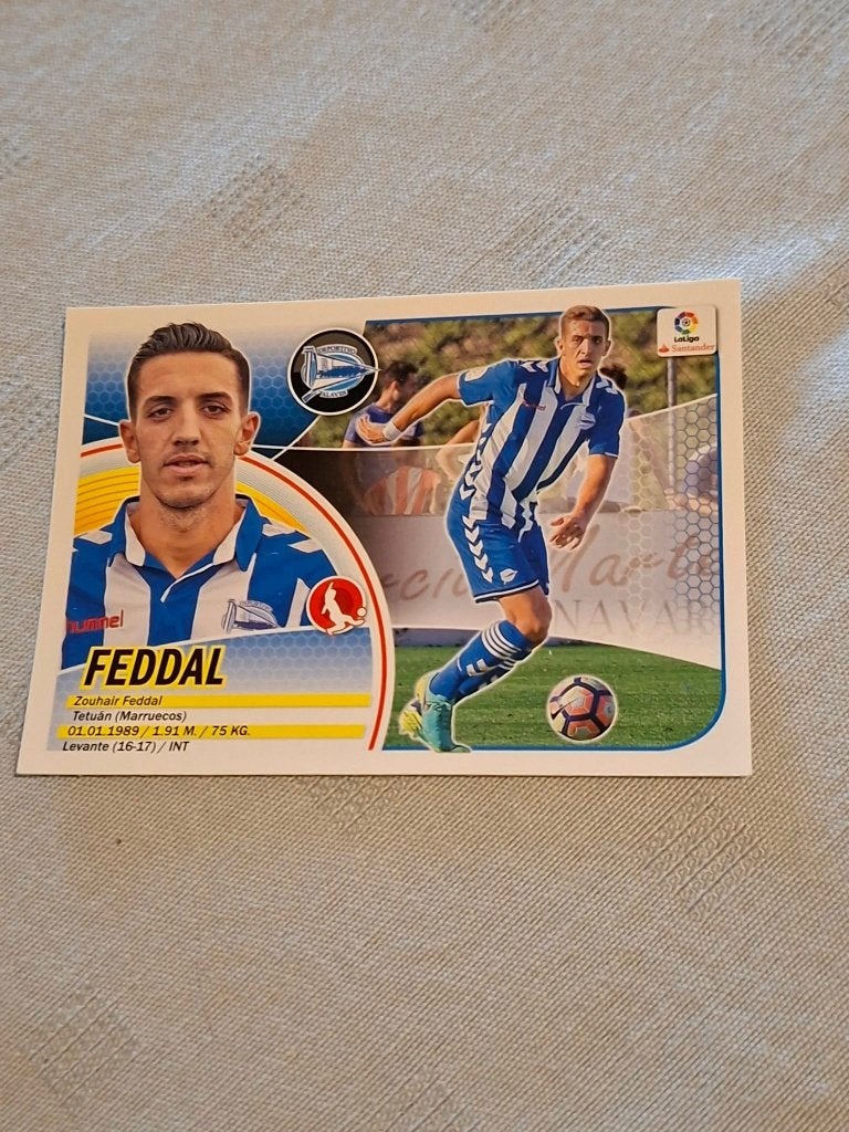 Panini / Sticker / Zouhair Feddal/Deportivo Alaves/2016-2017, Ophalen of Verzenden, Nieuw, Buitenlandse clubs, Poster, Plaatje of Sticker