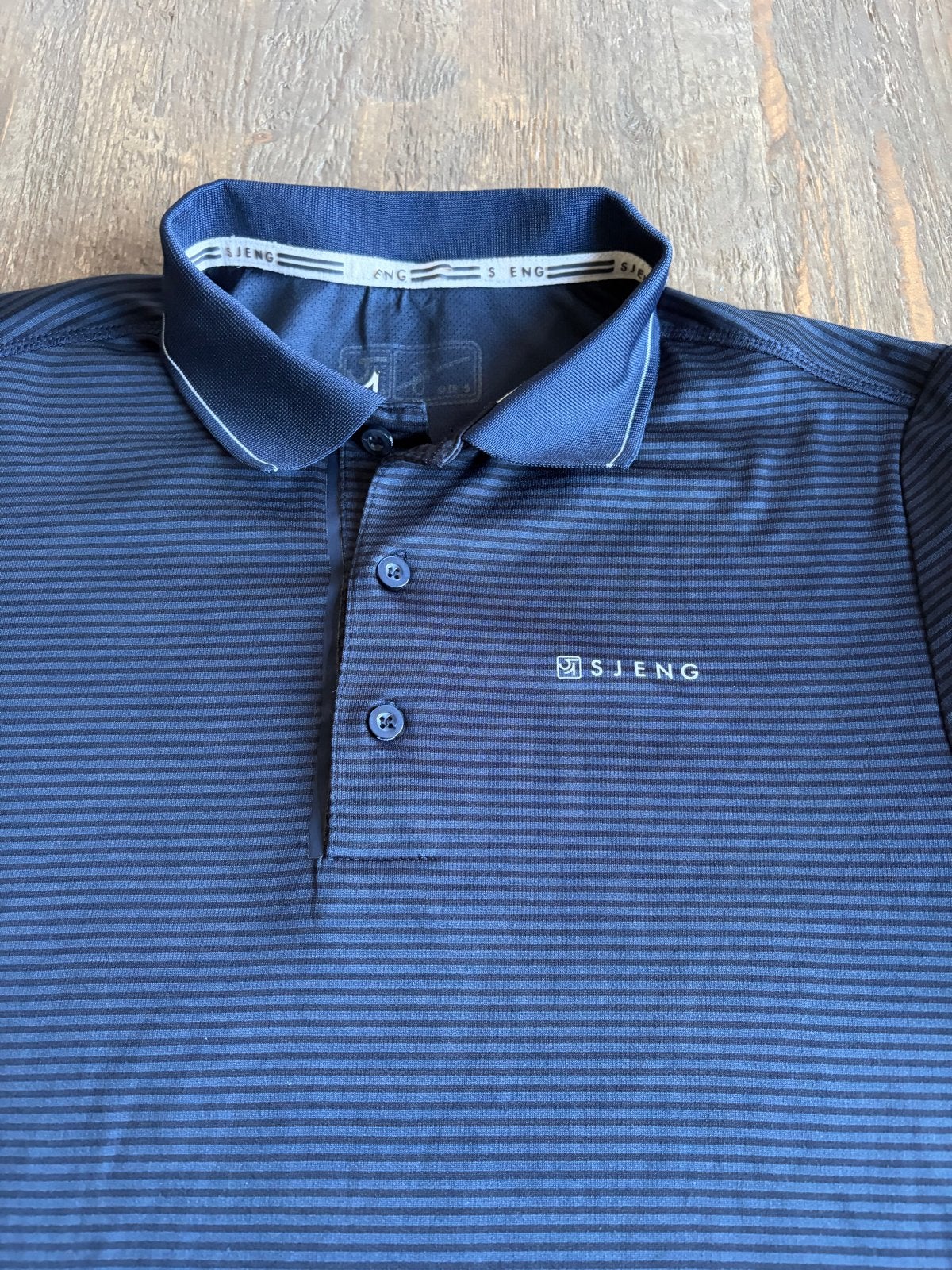 Sjeng Sports Golf Polo Shirt Maat S, Kleding | Heren, Ophalen of Verzenden, Zo goed als nieuw, Blauw, Overige typen