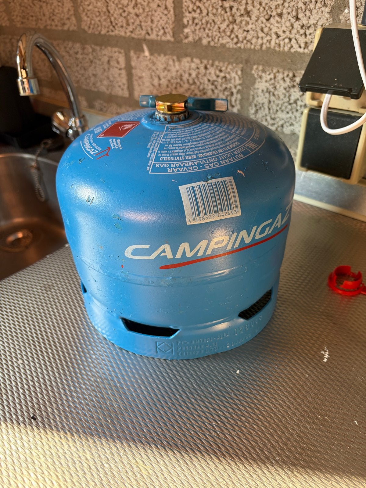 Campingaz gasfles 1,8 kg - Vol en ongebruikt, Ophalen, Zo goed als nieuw
