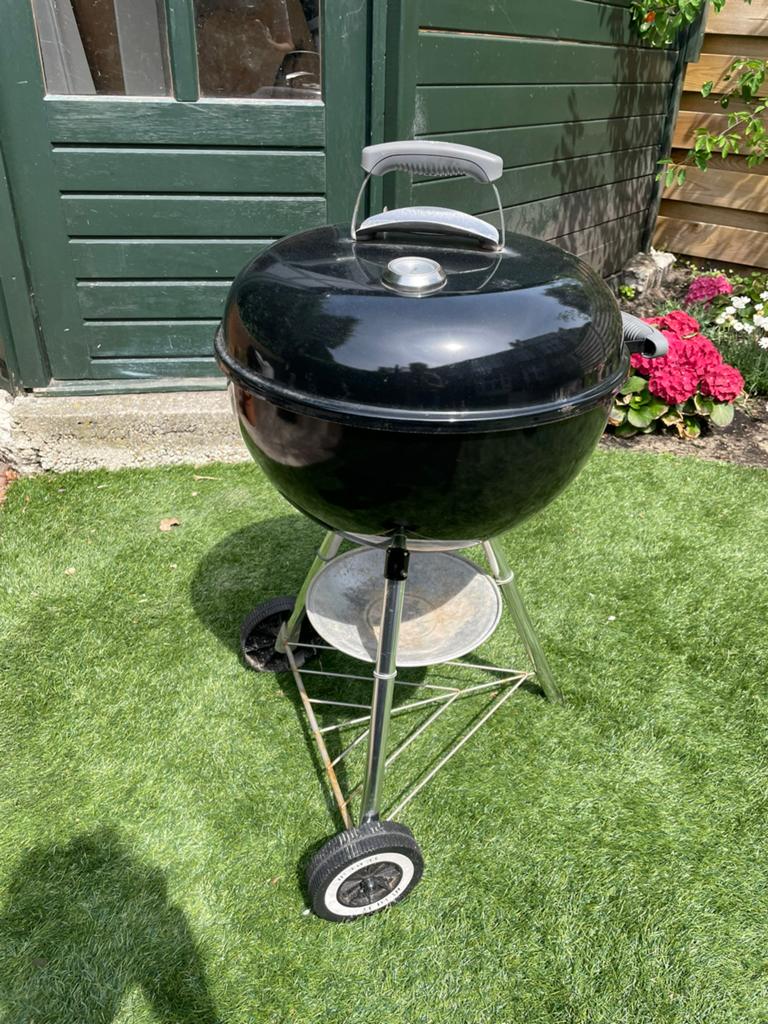 Weber original bbq 47cm incl hoes, Ophalen, Zo goed als nieuw
