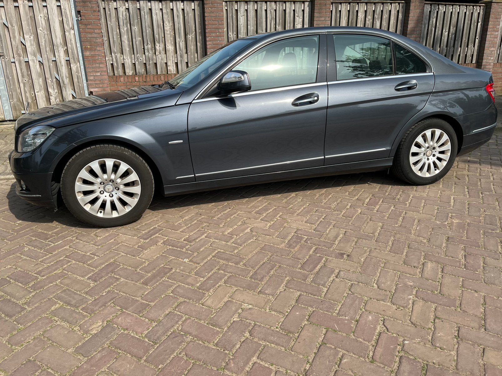 Mercedes c-klasse1.8 kompressor 78.000KM !!, Automaat, Zwart, Particulier, Sedan
