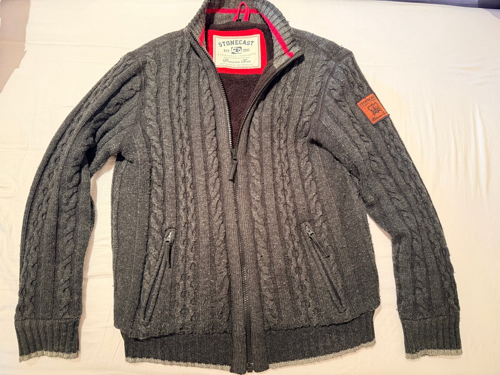 Warm Stonecast vest maat L (50/52) - Ideaal voor herfst/wint, Ophalen, Zo goed als nieuw, Maat 52/54 (L), Grijs