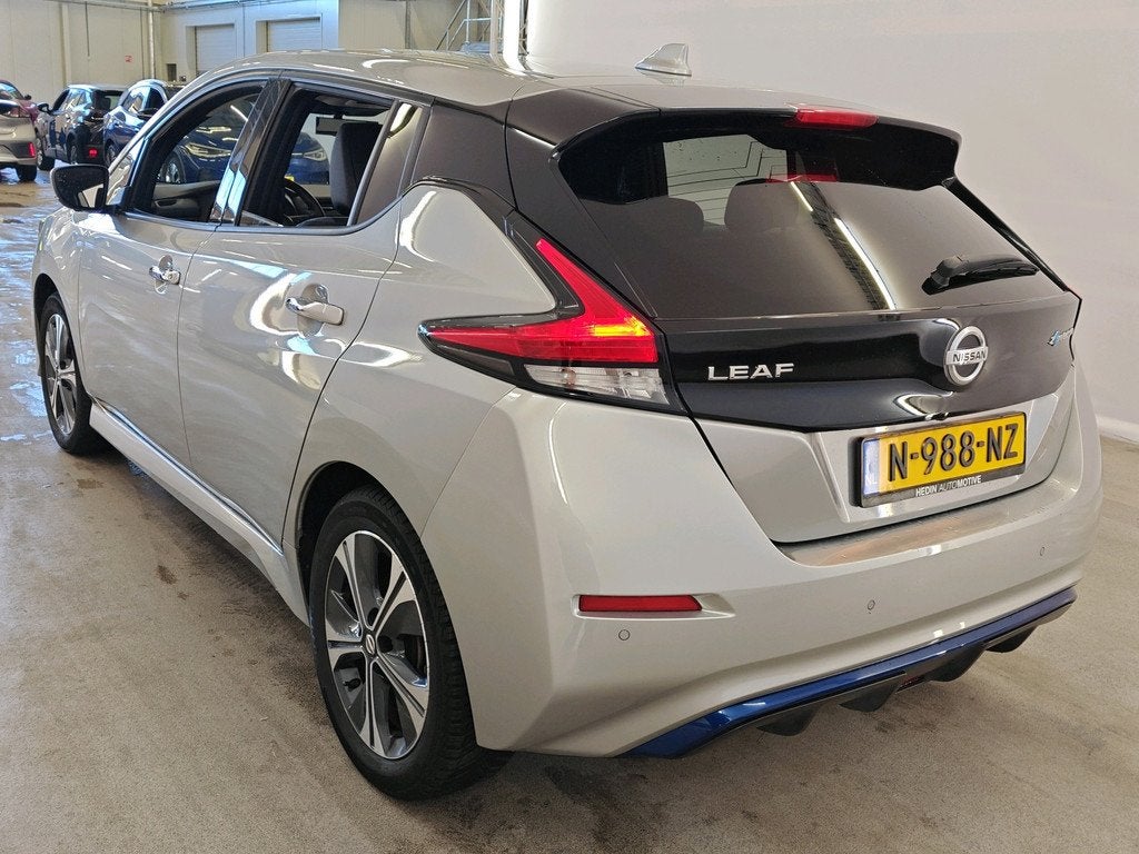 Nissan LEAF E+ 62 kWh 218pk Tekna | SOH 94% | Leder/Ultrasue, Auto's, Nissan, Gebruikt, Zwart, 24 maanden, 62 kWh