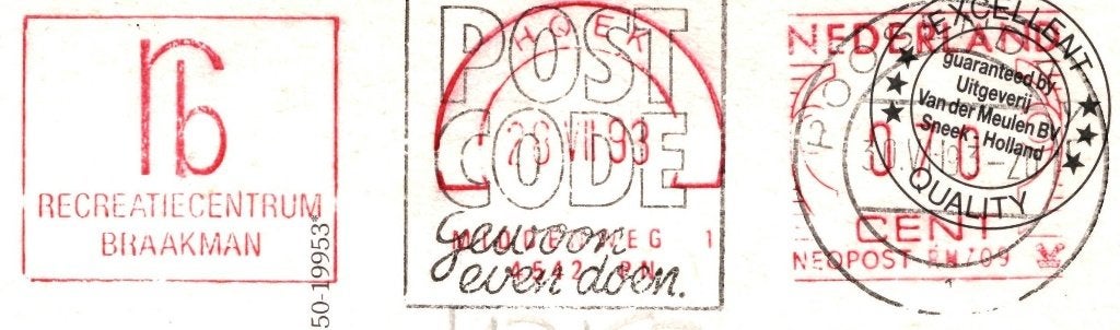 43162 Zeeland Roodstempel Recreatiecentrum Braakman Hoek 80+, Verzamelen, Ansichtkaarten | Nederland, Verzenden, 1980 tot heden