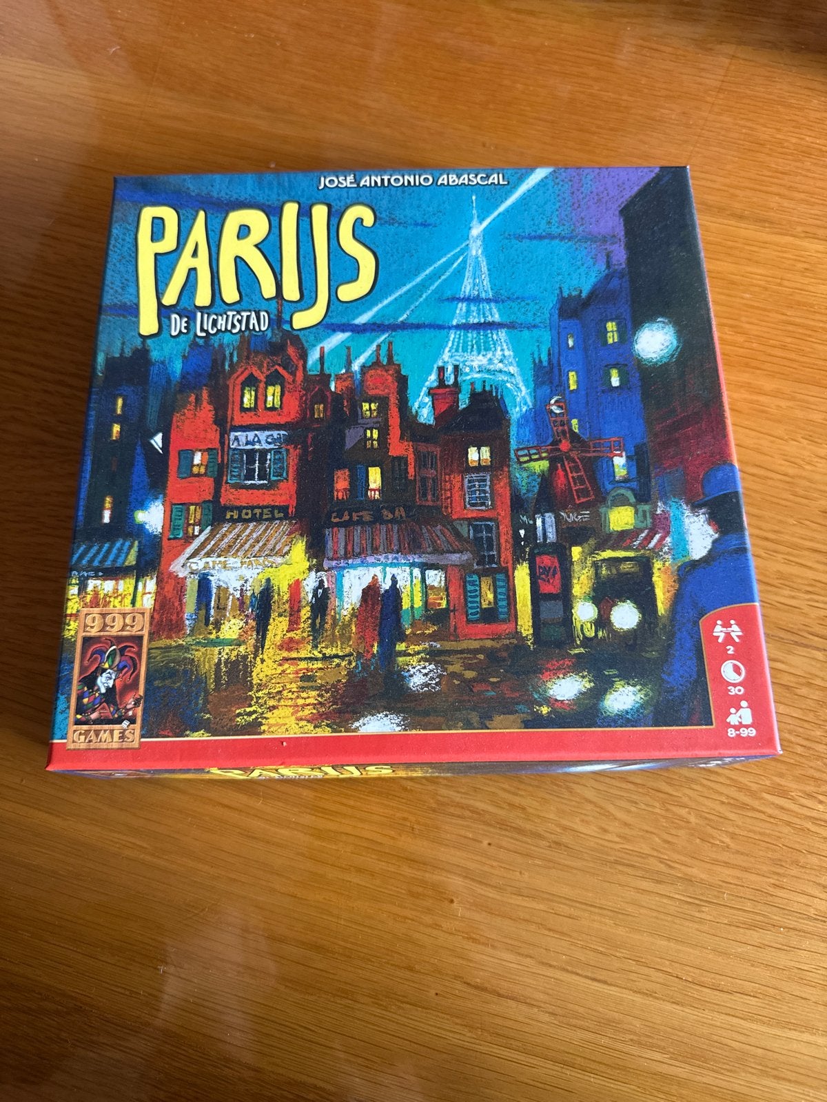 Parijs: De Lichtstad - Strategisch bordspel, Een of twee spelers, Ophalen of Verzenden, Zo goed als nieuw
