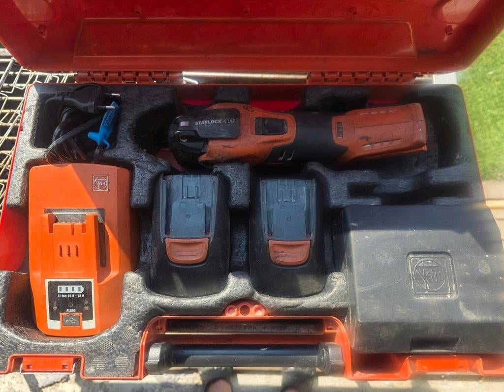 Fein Multitool met 2 accu's, Ophalen, Gebruikt