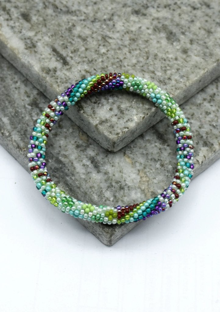 Glaskralen armband - california - RB268, Overige materialen, Overige kleuren, Verzenden, Nieuw