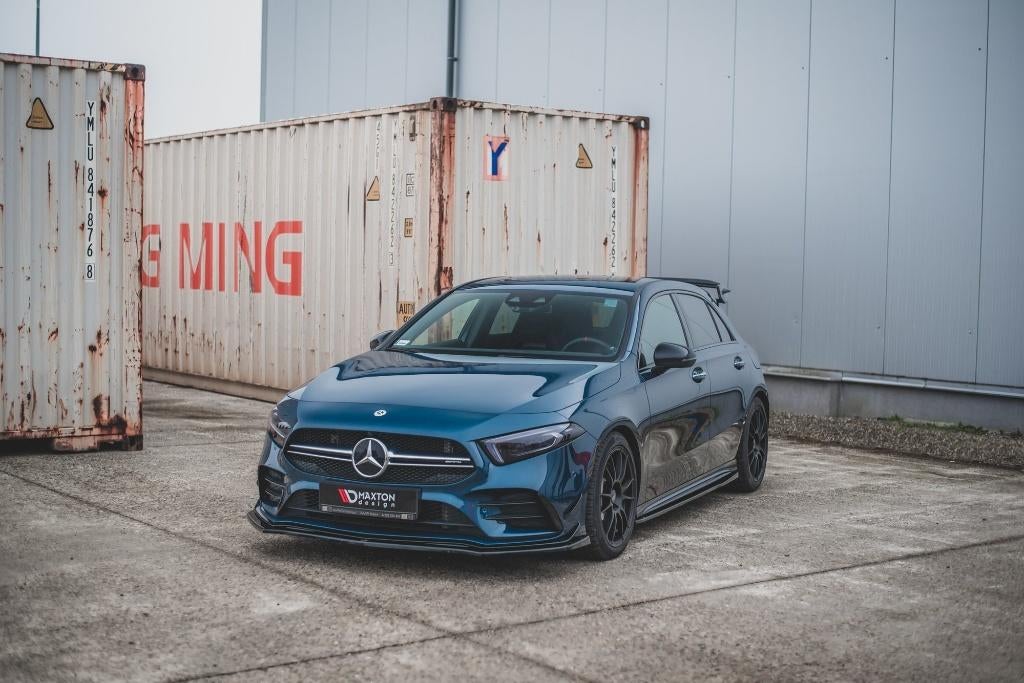 Voorlip spoiler sideskirt diffuser - A35 AMG W177 18-23, Auto diversen, Tuning en Styling, Ophalen of Verzenden