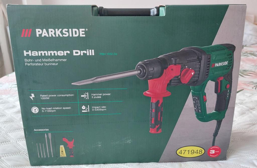 Parkside Boor- en Breekhamer, Ophalen, Zo goed als nieuw, Boor- en/of Breekhamer
