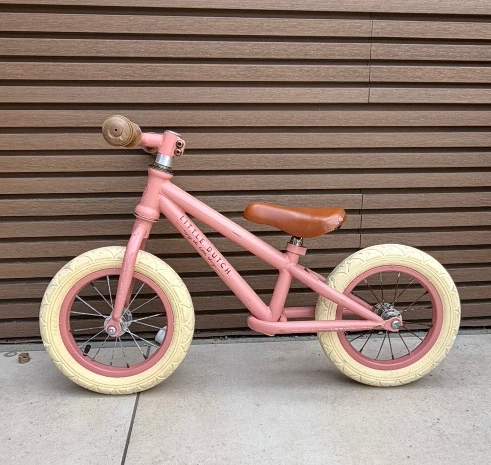 Little Dutch loopfiets roze, Ophalen, Gebruikt, Loopfiets
