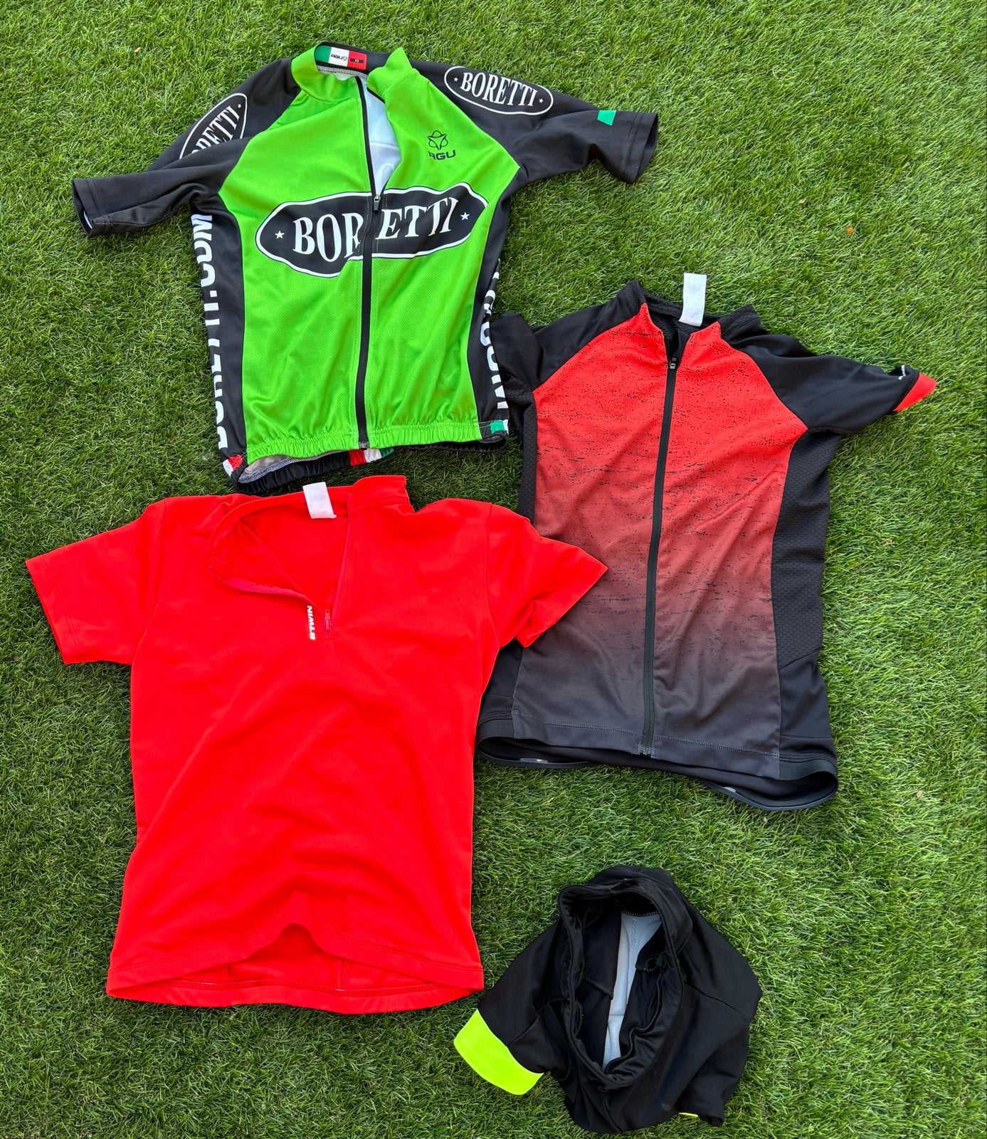 Junior Fietskleding set: 3 shirts (XS / 11-12 jaar 152), Fietsen en Brommers, XS, Gebruikt, Kinderen, Ophalen of Verzenden