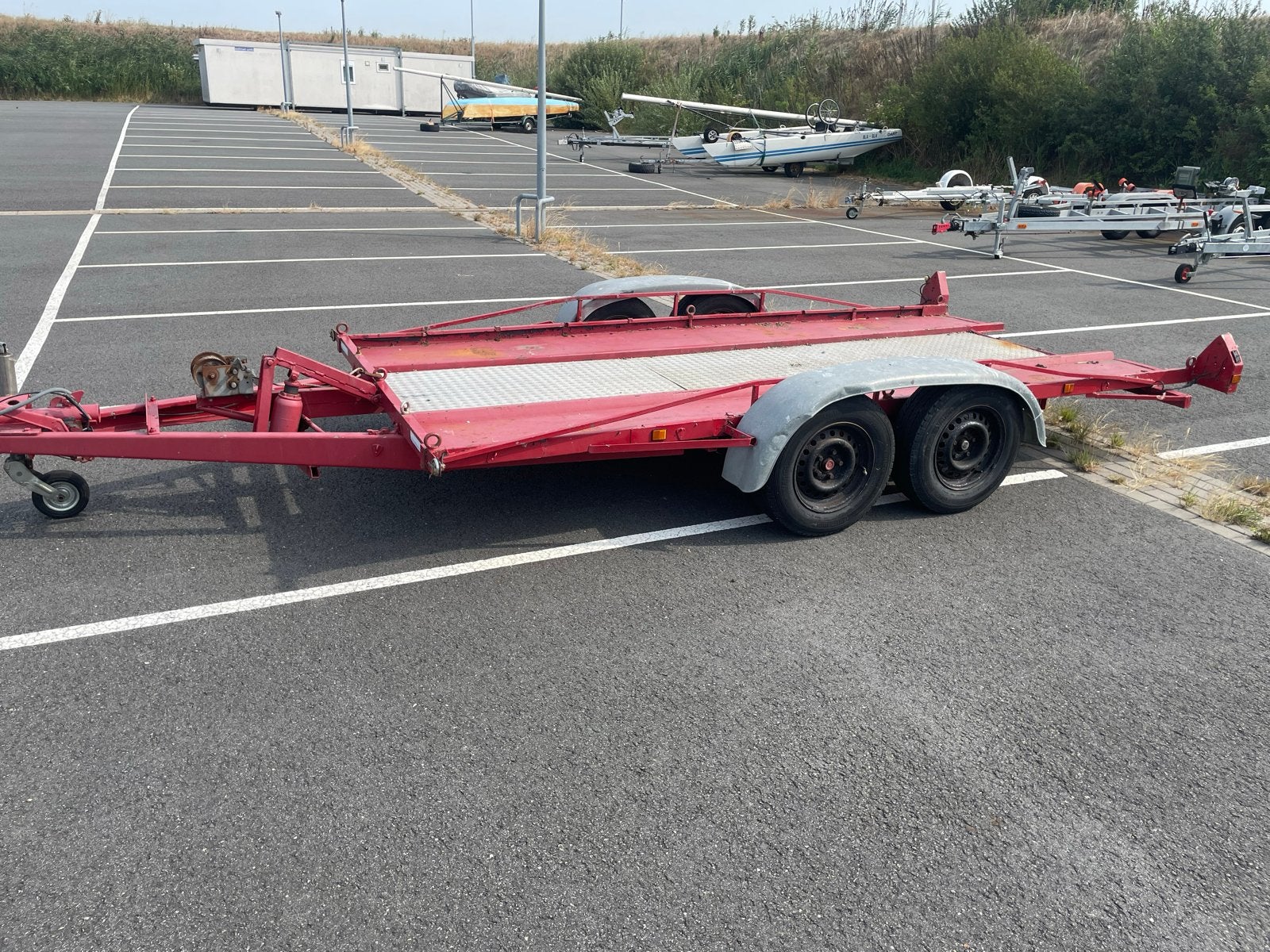 Hapert K2000 autotransporter - 2000 kg laadvermogen, Ophalen, Gebruikt