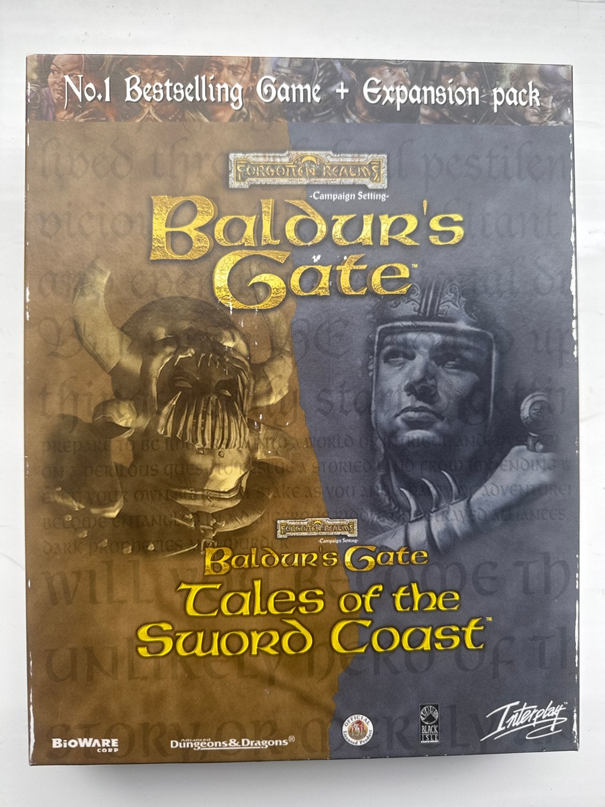 Baldur's Gate + Tales of the Sword Coast PC CD-ROM, Online, 1 speler, Ophalen of Verzenden, Zo goed als nieuw