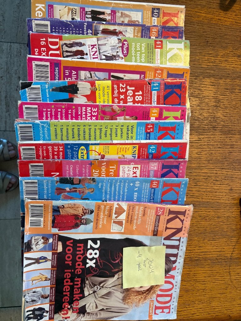 Knipmode 2004, Hobby en Vrije tijd, Naaien en Fournituren, Ophalen of Verzenden, Zo goed als nieuw, Overige typen