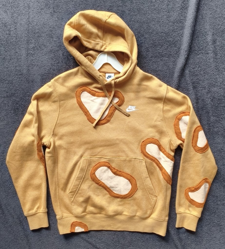 Nike Reworked Hoodie - M, Maat 48/50 (M), Geel, Nike, Ophalen of Verzenden