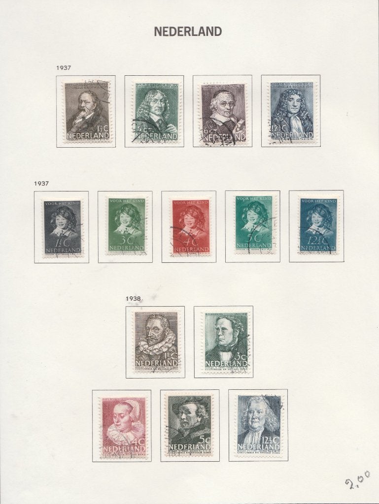 nno33 Nederland 3 serie ;s, Ophalen of Verzenden, Gestempeld