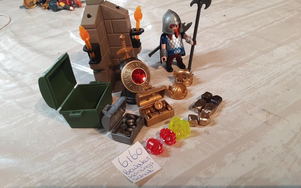 6160 bewaker van de koningsschat, Kinderen en Baby's, Speelgoed | Playmobil, Ophalen of Verzenden, Zo goed als nieuw