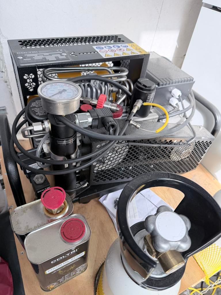 Coltri compressor voor paintball compleet tippmann, 100 liter of meer, Ophalen, Nieuw