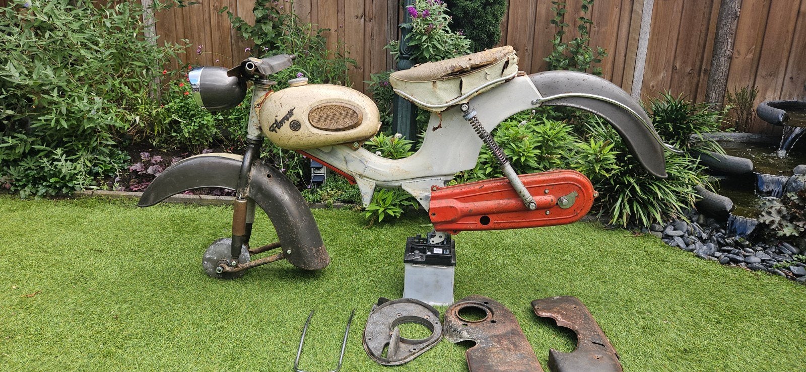 kreidler ei tank rijwielgedeelte., Ophalen, Gebruikt