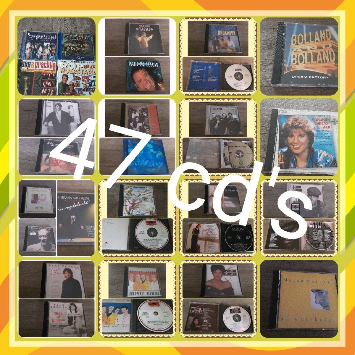 Grote collectie diverse CD's: Pop, Rock, Cabaret en meer, Ophalen of Verzenden, Gebruikt, Pop, Album
