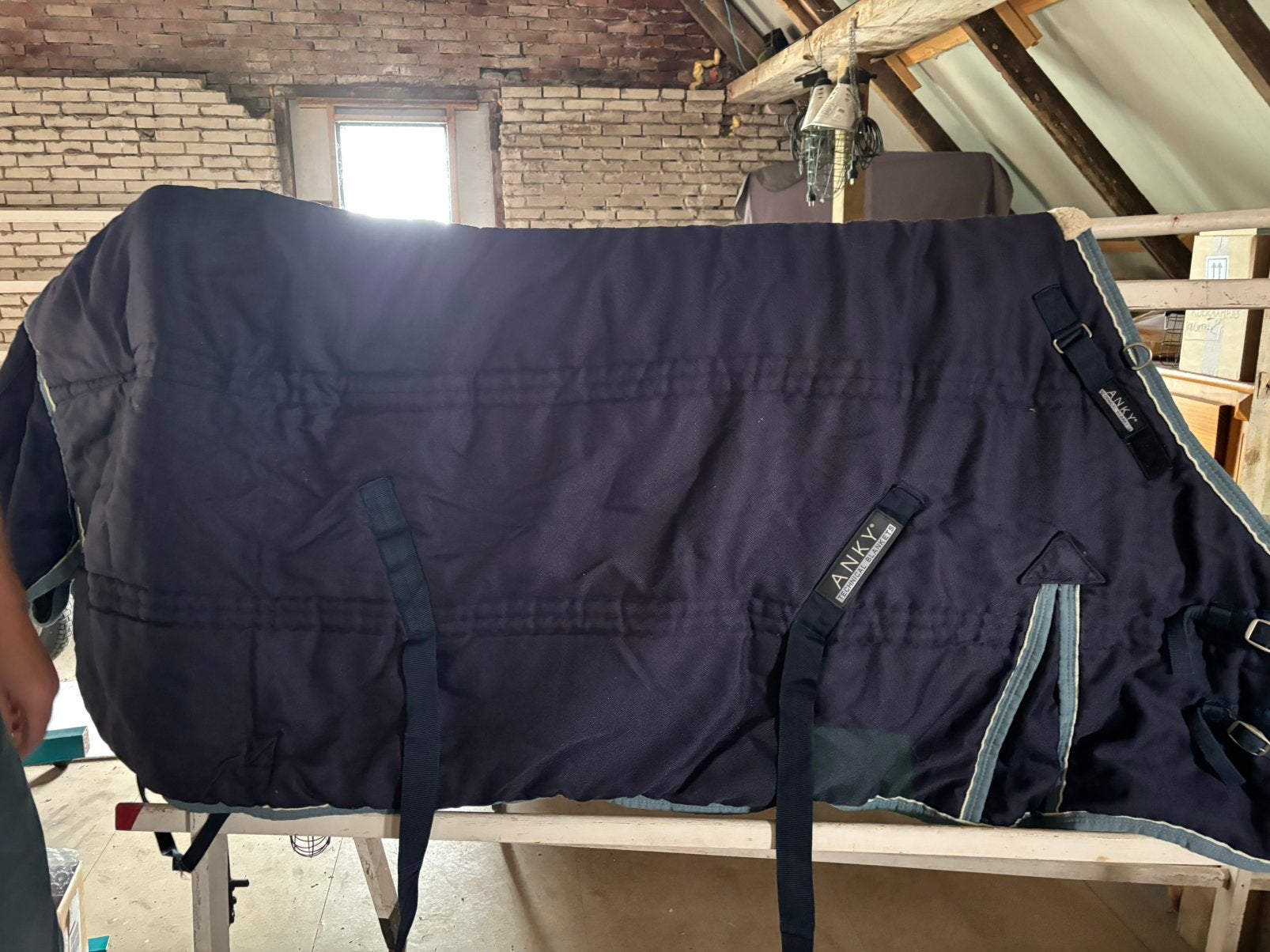 Anky staldeken, Ophalen, Extra Full (XL), Zo goed als nieuw, Dubbele borstsluiting