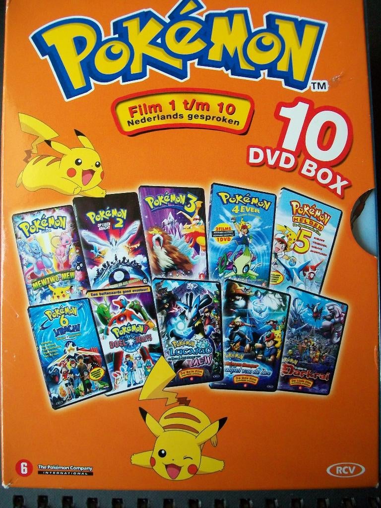 De Unieke POKEMON 10 MOVIE Box nog in nieuwstaat, Tekenfilm, Verzenden, Boxset, Zo goed als nieuw