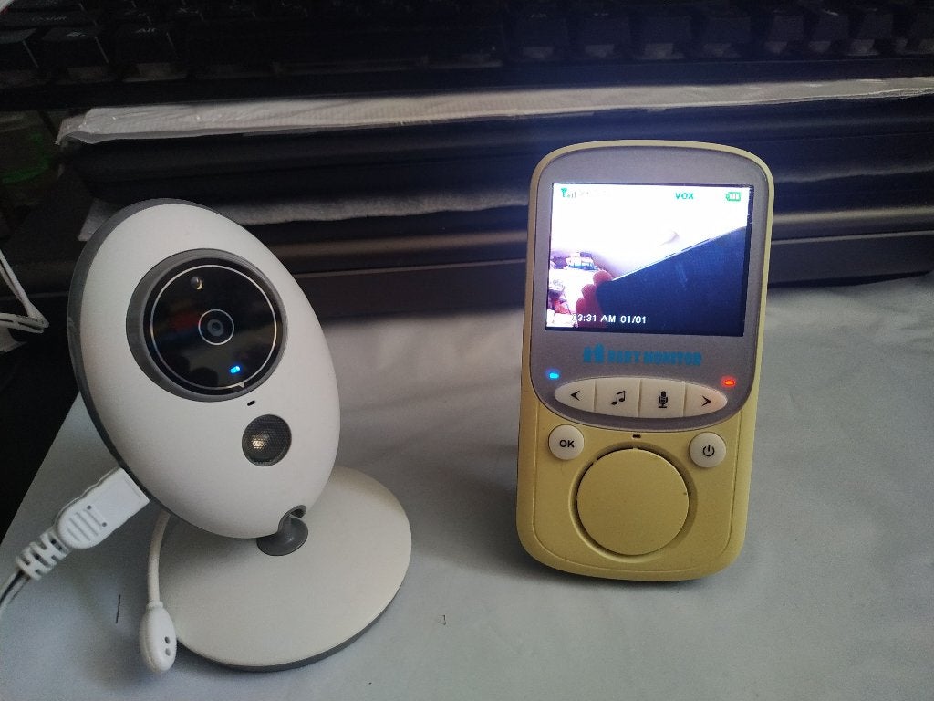 Video Babyfoon met tweeweg audio en camera, Kinderen en Baby's, Babyfoons, Ophalen of Verzenden, Gebruikt, Camera