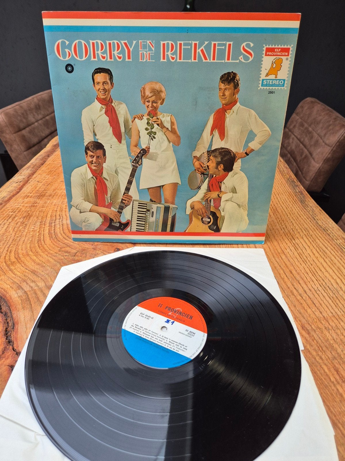 Gorry en de Rekels - Hollands Populair LP (Gebruikt), Cd's en Dvd's, Vinyl | Nederlandstalig, LP, Gebruikt, Ophalen of Verzenden