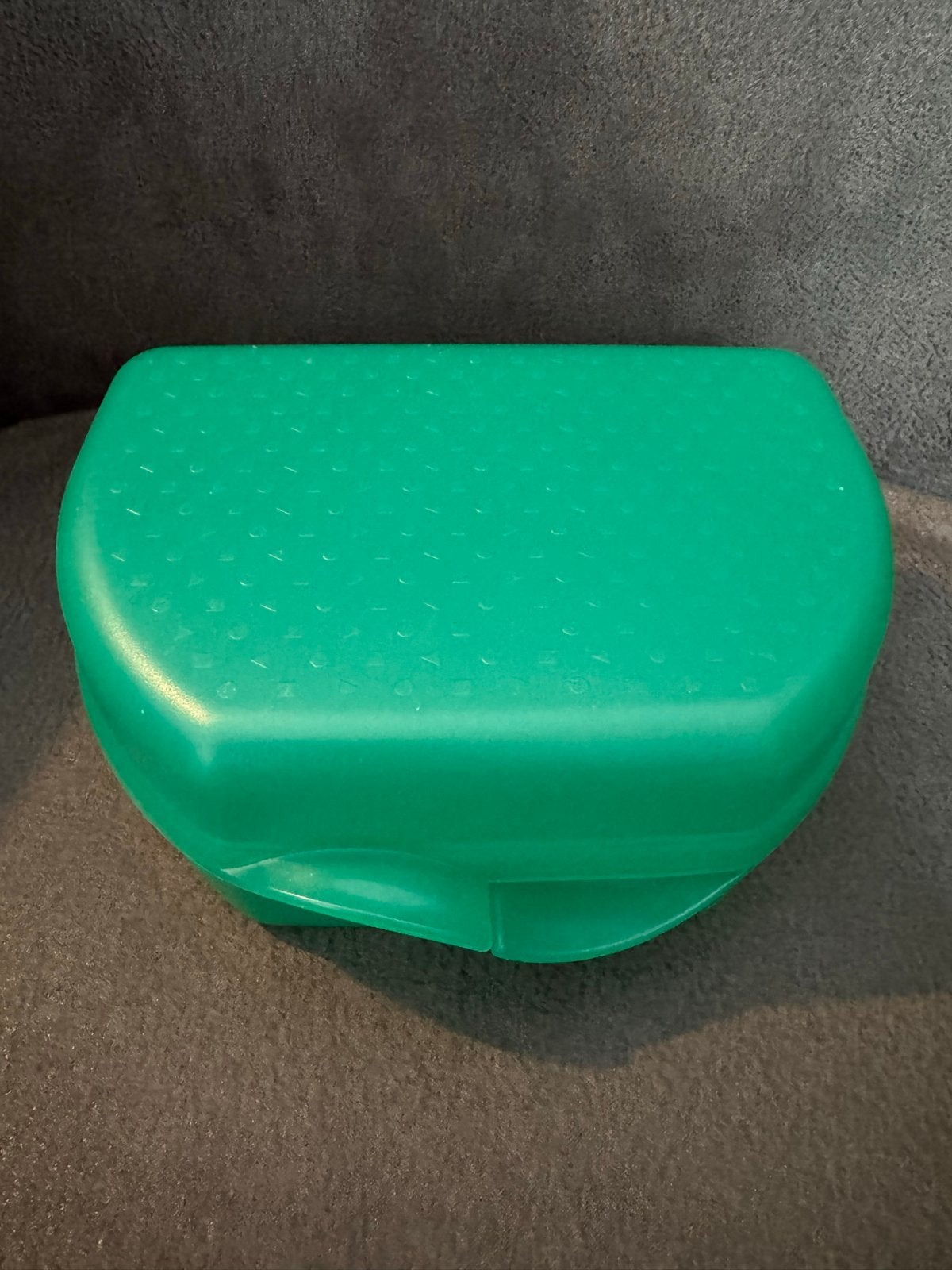 Groene bewaardoos/lunchbox tupperware, Ophalen of Verzenden, Gebruikt, Groen, Bus of Trommel