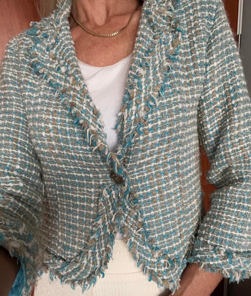 Prachtig Sense dames blazer/jasje gevoerd mt S, Ophalen of Verzenden, Zo goed als nieuw, Maat 38/40 (M)
