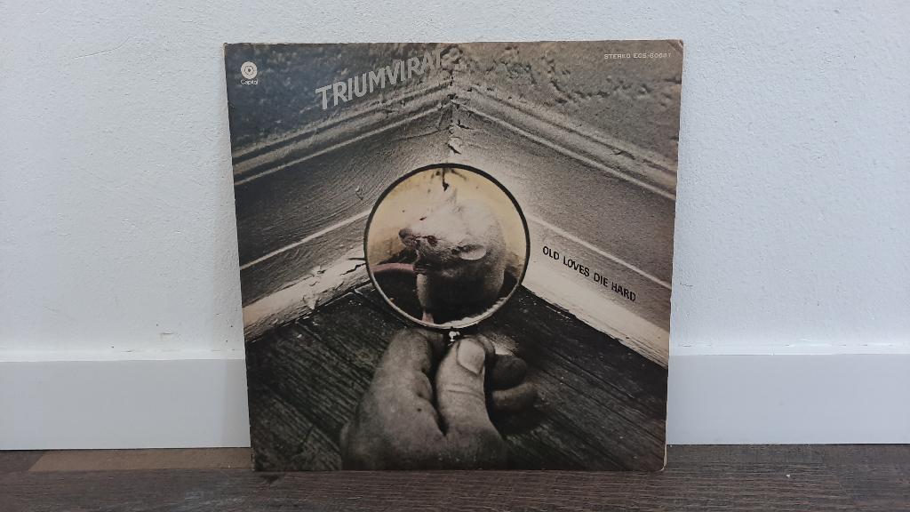 Triumvirat - Old Loves Die Hard LP Plaat, Japan, Prog, Promo, Cd's en Dvd's, Vinyl | Rock, Progressive, Gebruikt, Ophalen of Verzenden