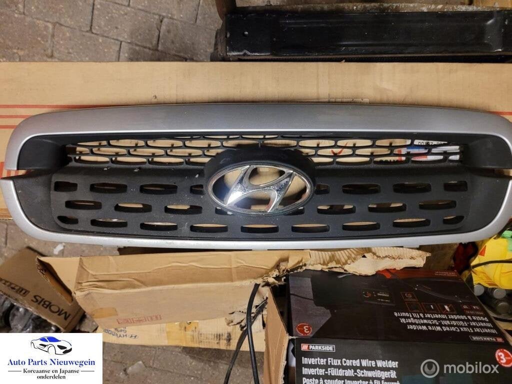 Grill rood Hyundai Atos Spirit ('99-'03), Nieuw, Ophalen of Verzenden, Hyundai, Hyundai