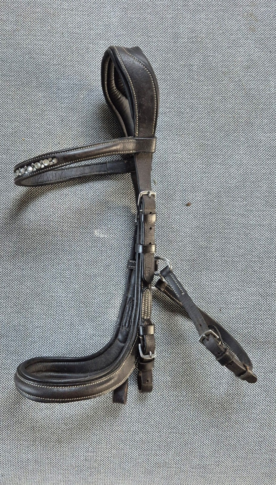 Horsegear Styx anatomisch hoofdstel maat cob, Gebruikt, Ophalen of Verzenden, Anatomisch gevormd, Cob