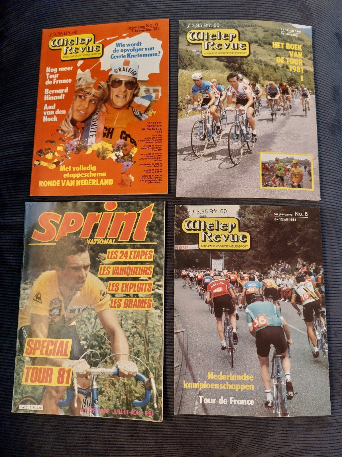 TOUR DE FRANCE 1981 TIJDSCHRIFT 4X, Ophalen of Verzenden, Gelezen, Lopen en Fietsen