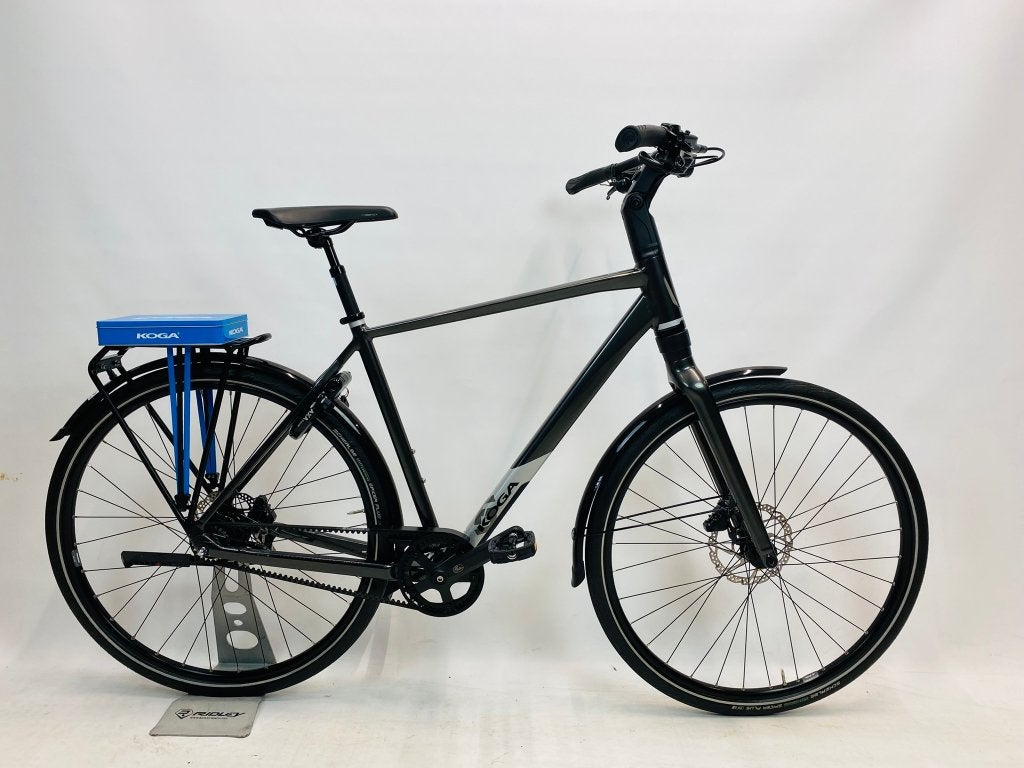 KOGA F3 6 0 herenfiets L-57cm – Antraciet – ALFINE – riem