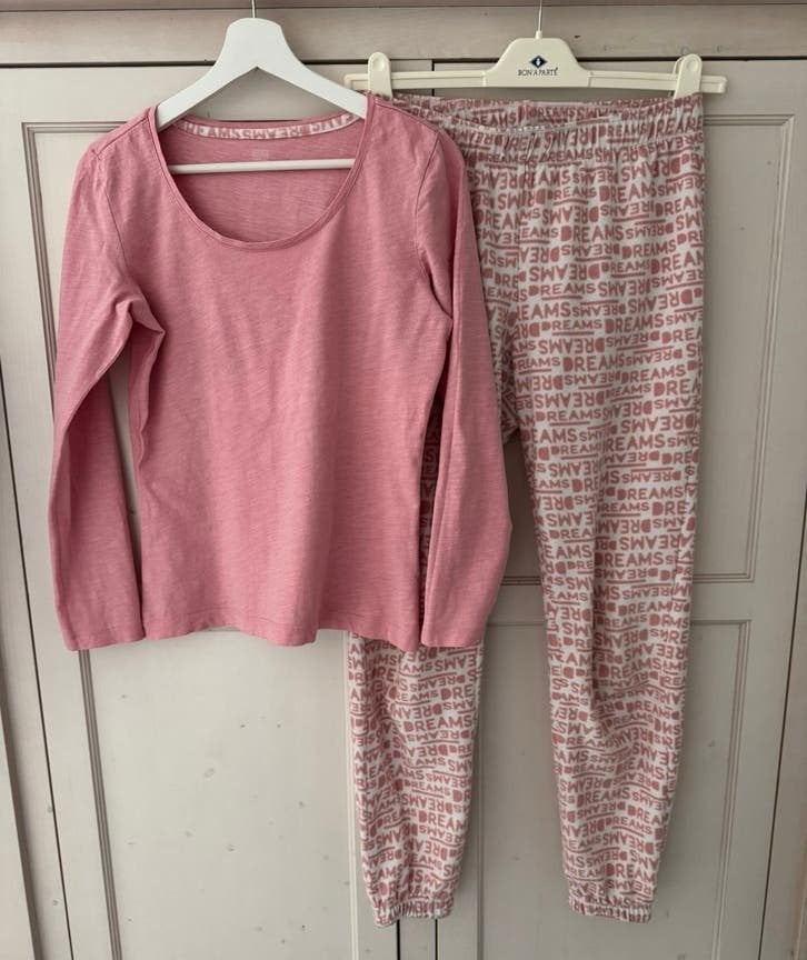 Roze dames pyjama Hema maat S, Ophalen of Verzenden, Zo goed als nieuw, Maat 36 (S)