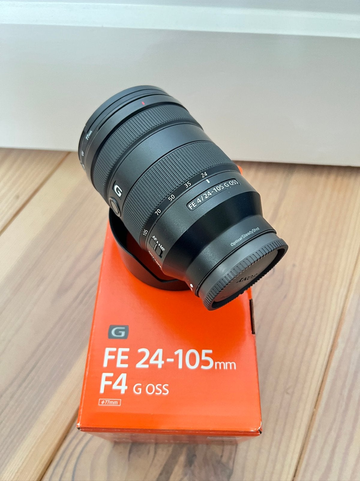 Sony FE 24-105mm F4 G OSS Lens (E-mount), Ophalen of Verzenden, Zo goed als nieuw, Standaardlens