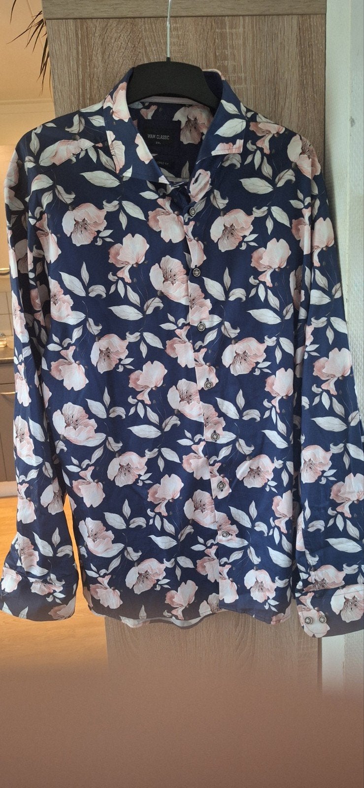 WAM Classic Herenoverhemd - Bloemenprint - Maat 2XL, Meerkleurig, Ophalen of Verzenden, Zo goed als nieuw, Overige halswijdtes