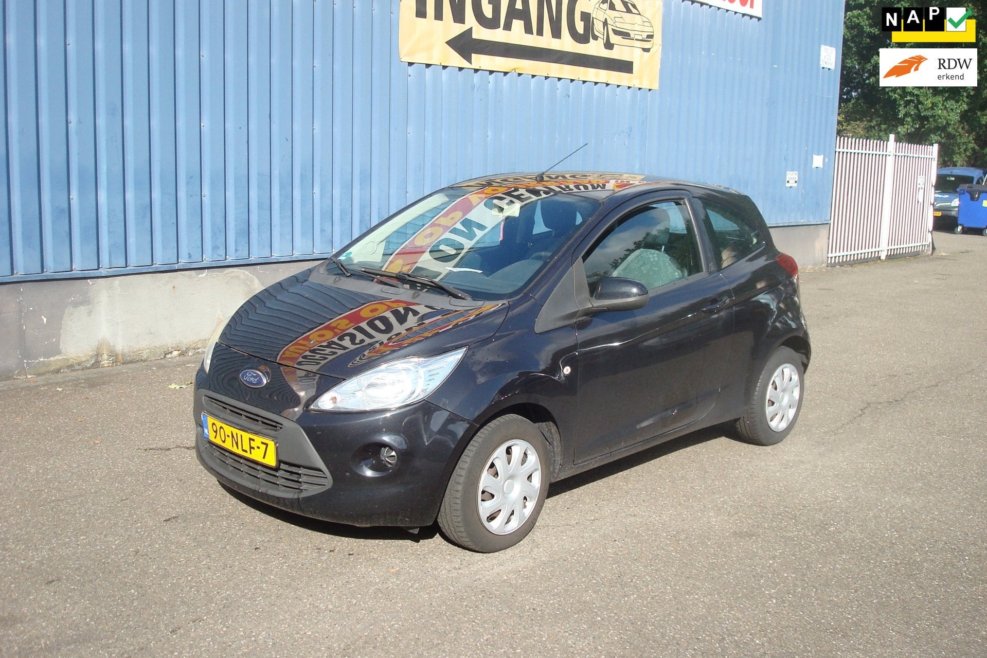 Ford Ka 1.2 Cool&Sound, Airco, nieuwe APK (30-sept-2027), Voorwielaandrijving, Gebruikt, 1242 cc, 4 cilinders