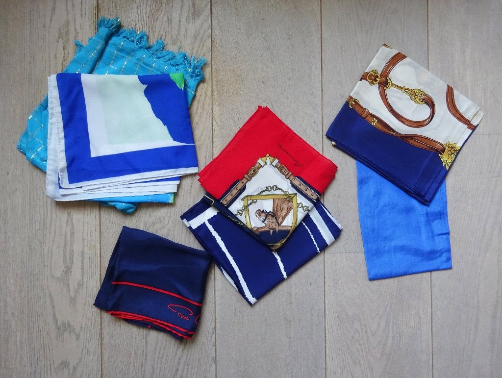 zijden sjaals, Maat 46/48 (XL) of groter, Ophalen of Verzenden, Sjaal, Onbekend