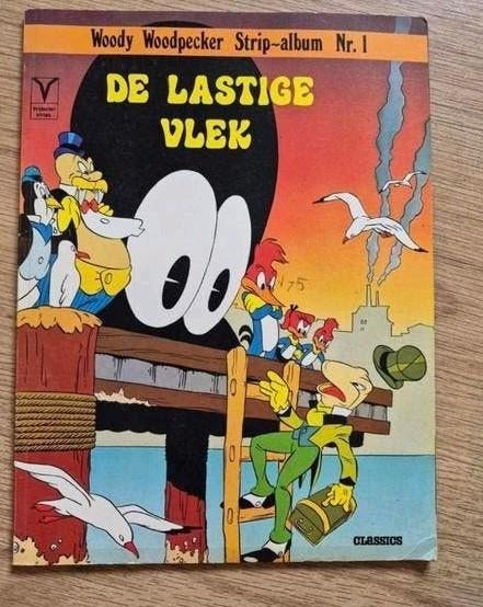Woody Woodpecker Strip-album Nr. 1 - De Lastige Vlek, Eén stripboek, Ophalen of Verzenden, Gelezen, Walter Lantz