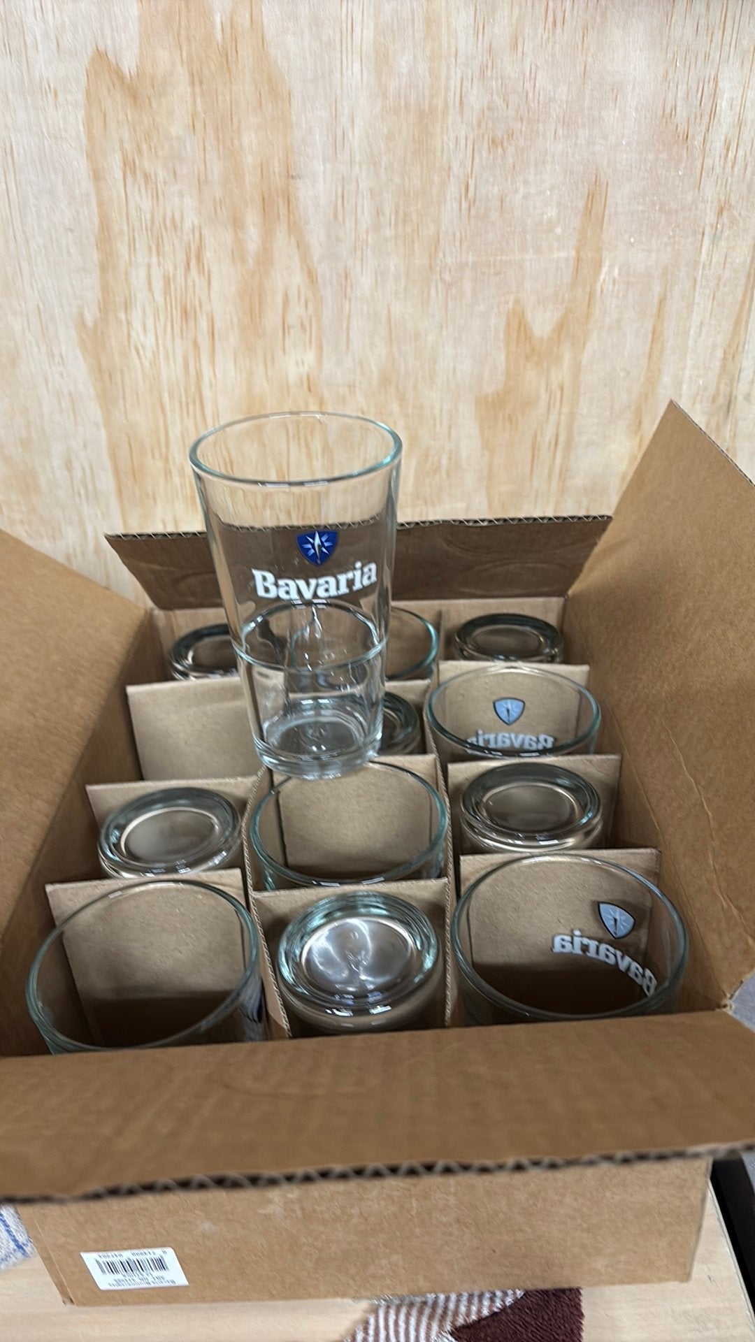 Bavaria bierglazen, Ophalen of Verzenden, Nieuw, Glas of Glazen, Bavaria