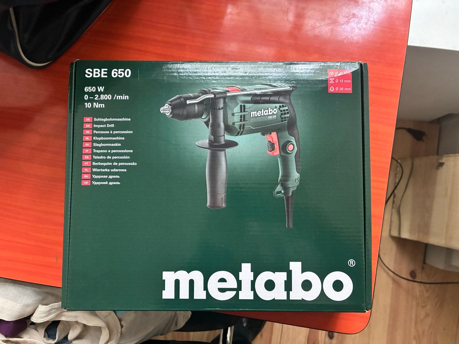 Nieuwe Metabo Klopboormachine SBE 650, Boormachine, 600 watt of meer, Nieuw, Ophalen of Verzenden