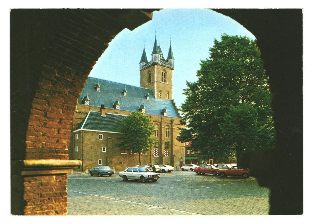 40842 Sluis ZL 80+ Stadhuis nette oude kaart Onbeschreven